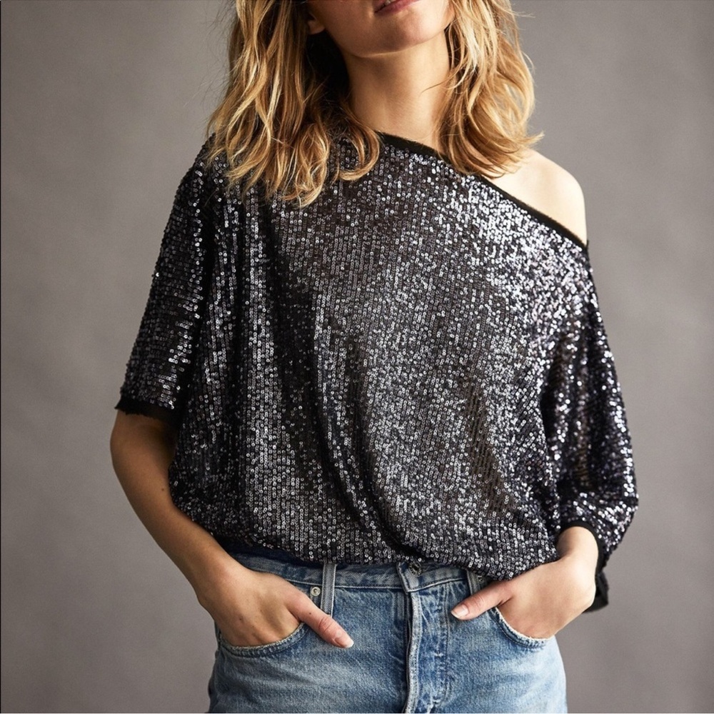 Free People Sequin Bodysuit - Picture 3 of 6